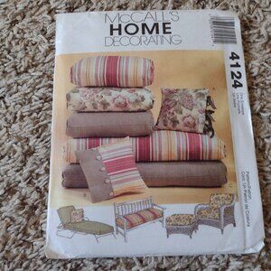 McCall's cushion cover sewing patterns